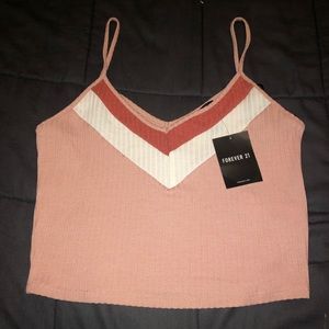 Color block Crop Top